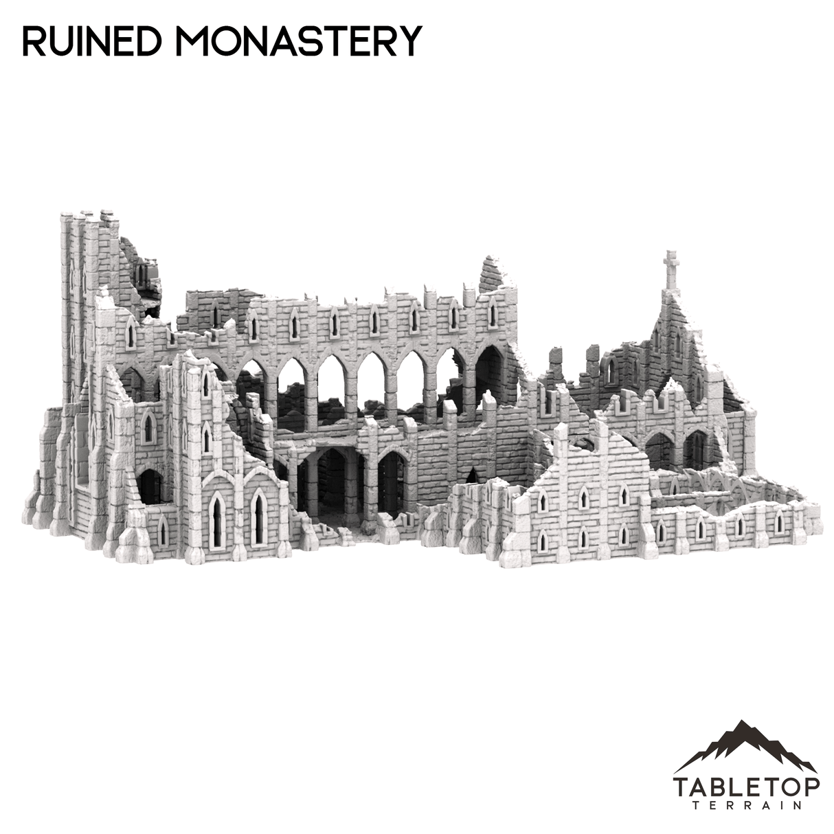 Tabletop Terrain Building Ruined Monastery