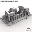 Tabletop Terrain Building Ruined Roman Temple