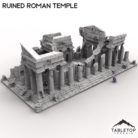 Tabletop Terrain Building Ruined Roman Temple