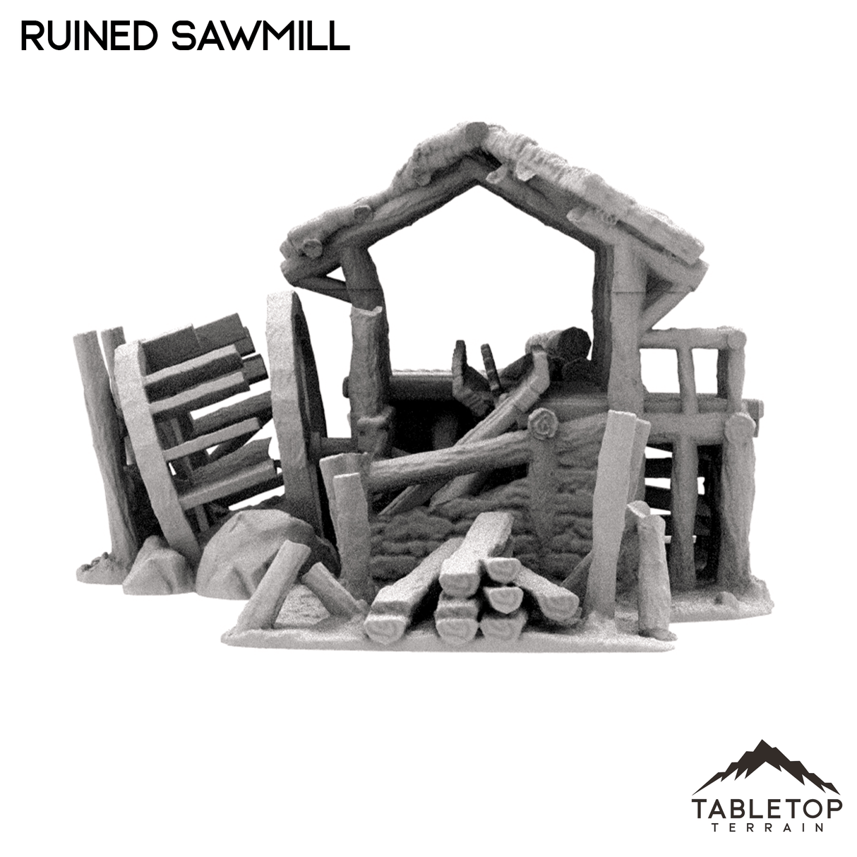 Tabletop Terrain Building Ruined Sawmill