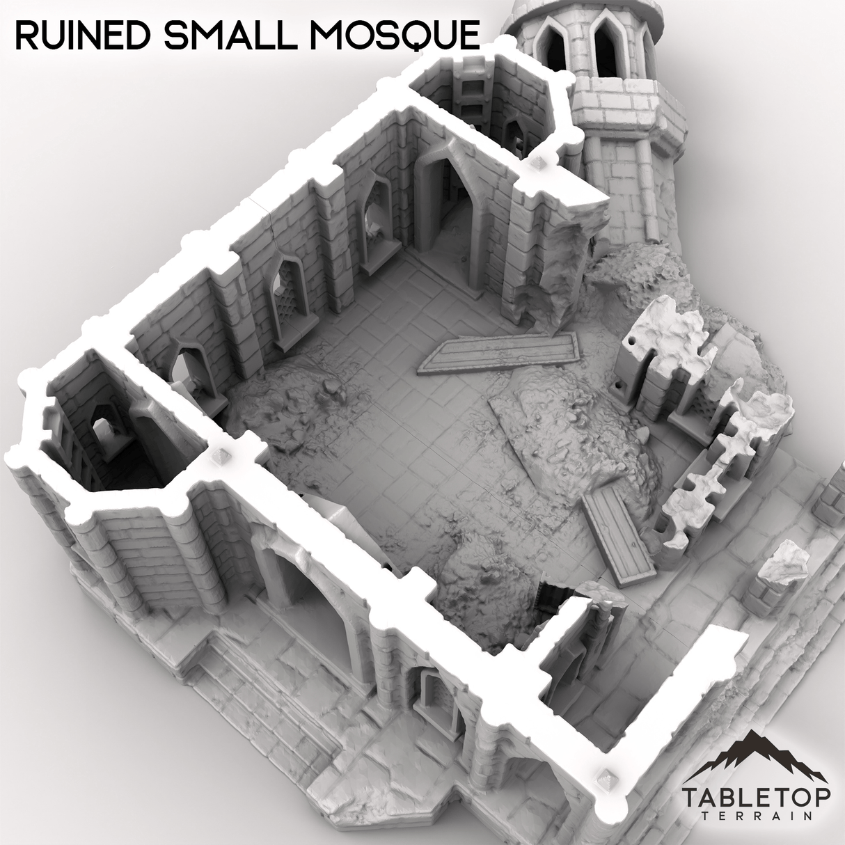Tabletop Terrain Building Ruined Small Mosque