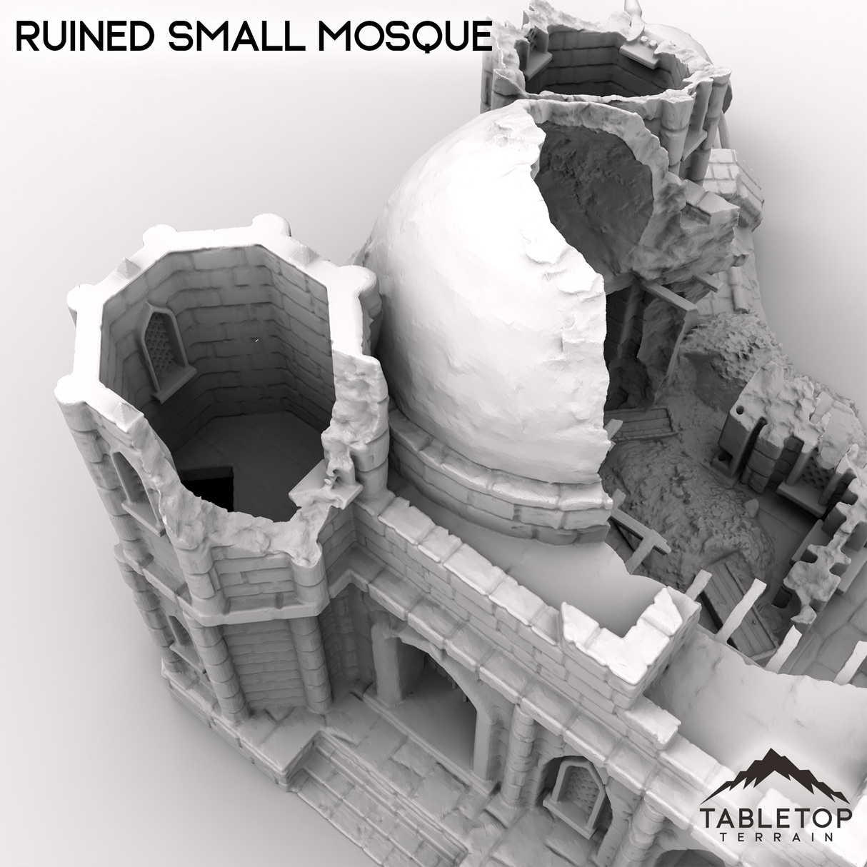 Tabletop Terrain Building Ruined Small Mosque
