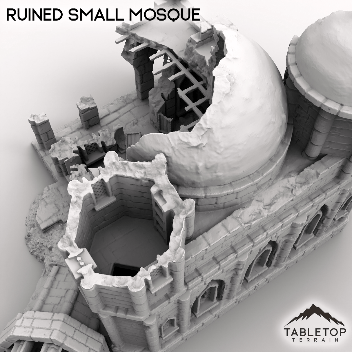 Tabletop Terrain Building Ruined Small Mosque