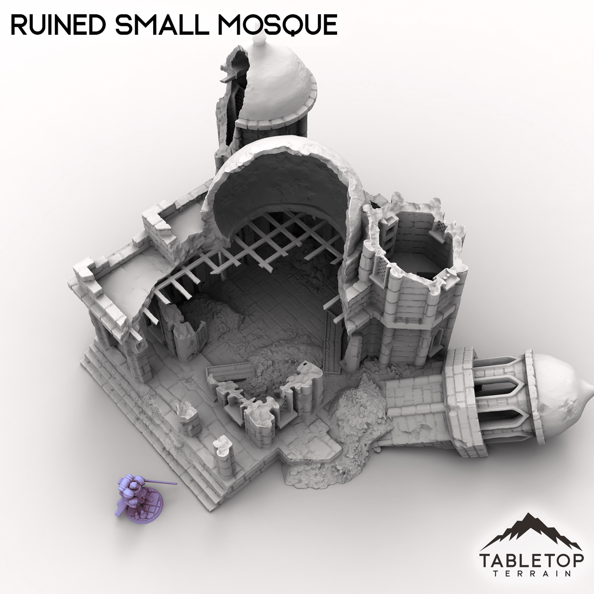 Tabletop Terrain Building Ruined Small Mosque