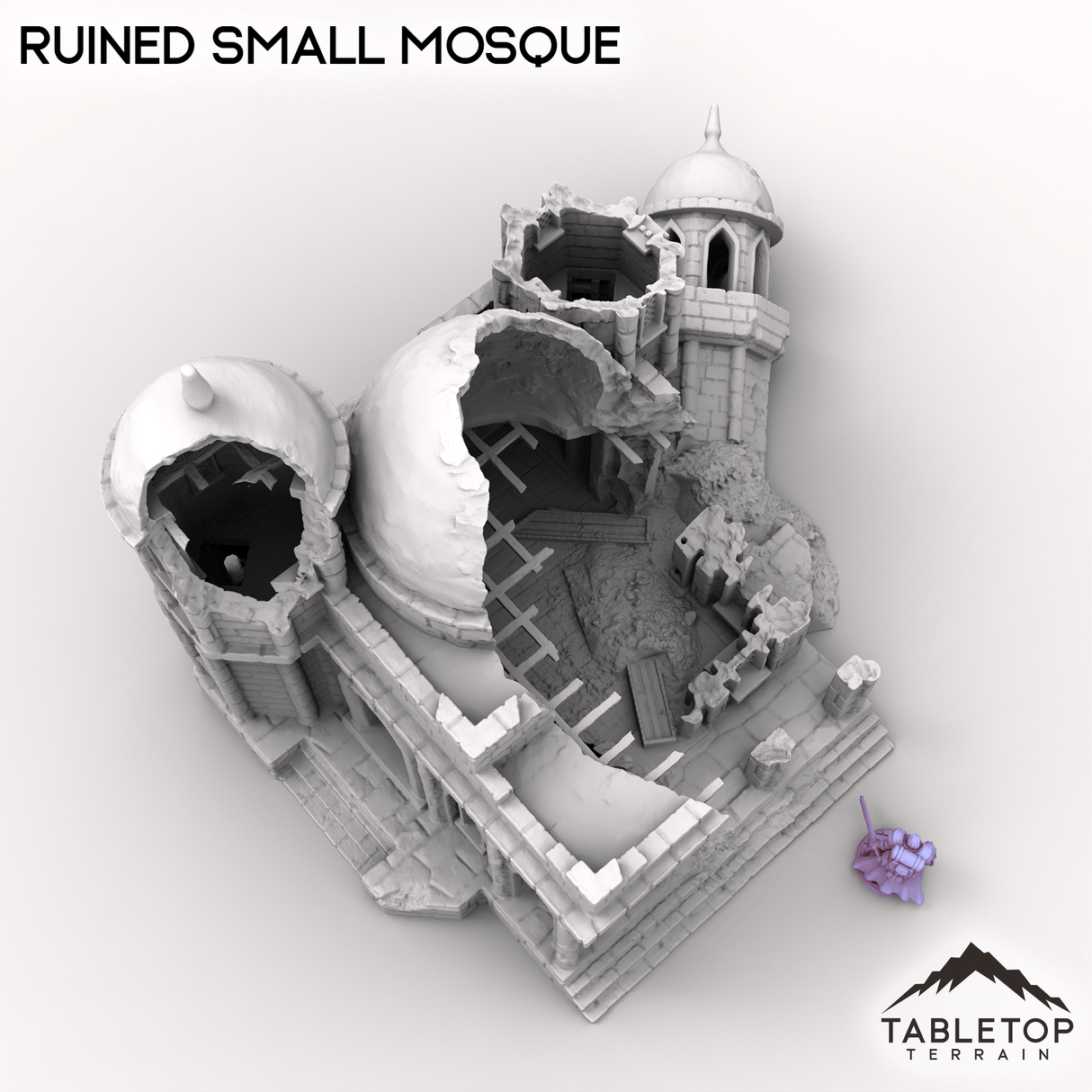 Tabletop Terrain Building Ruined Small Mosque