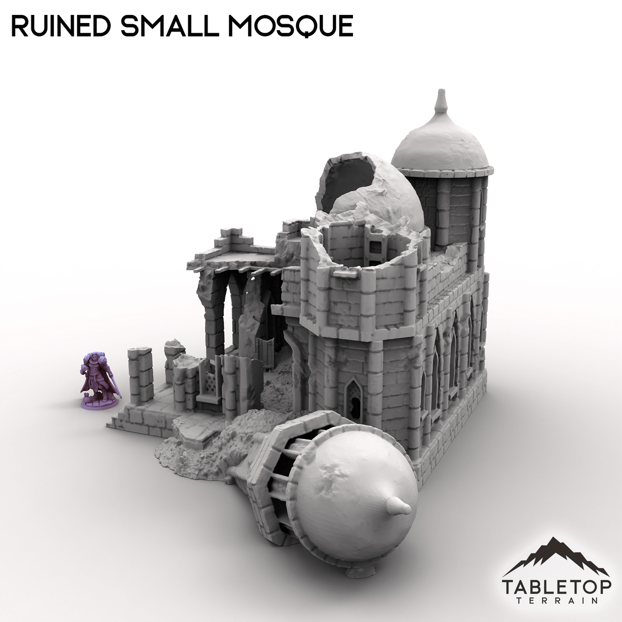 Tabletop Terrain Building Ruined Small Mosque