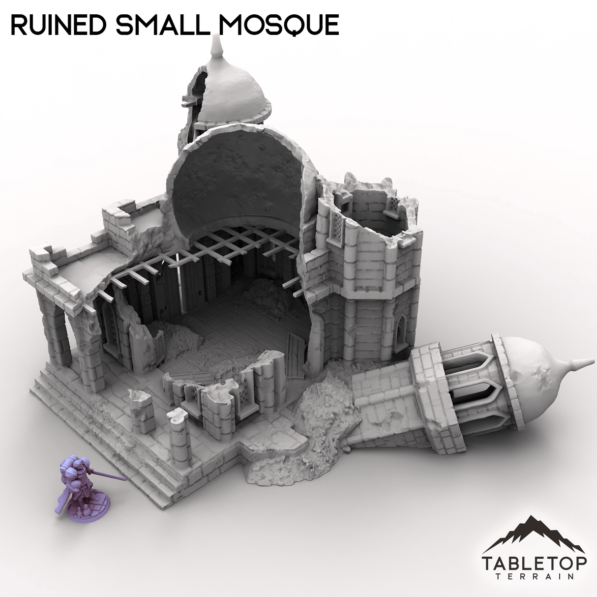 Tabletop Terrain Building Ruined Small Mosque