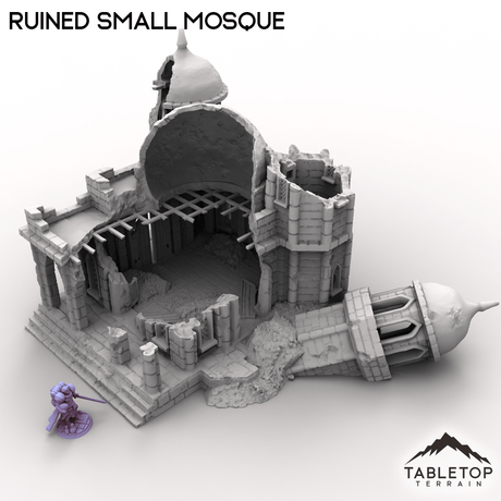 Tabletop Terrain Building Ruined Small Mosque