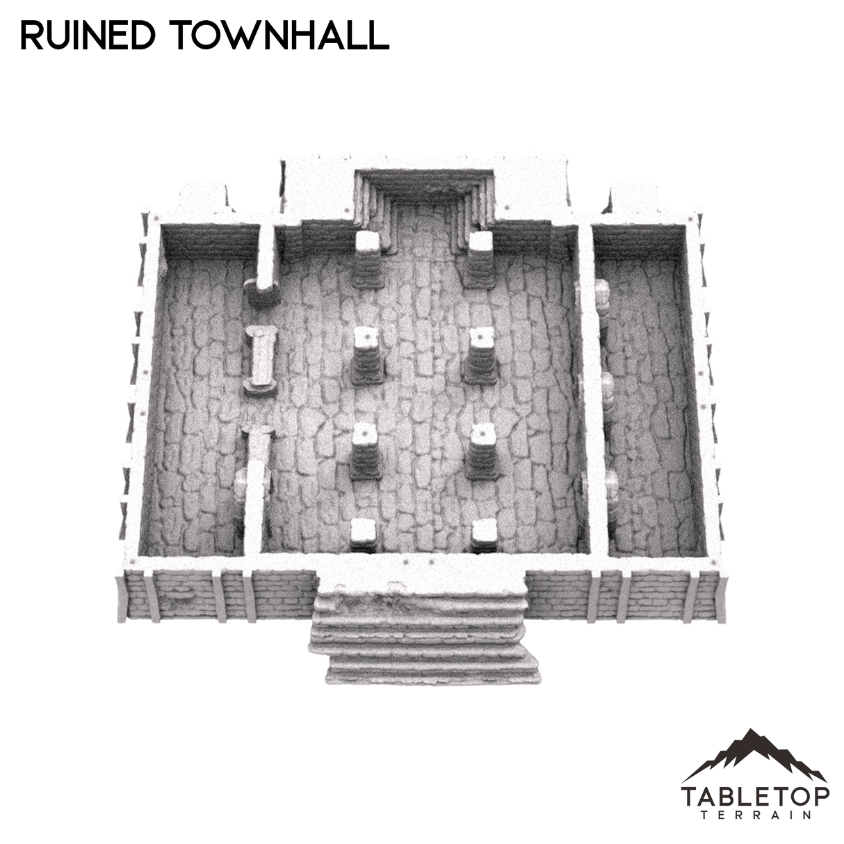 Tabletop Terrain Building Ruined Townhall