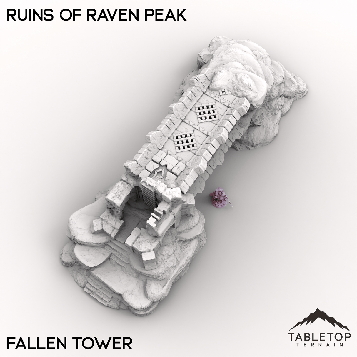 Tabletop Terrain Building Ruins of Raven Peak