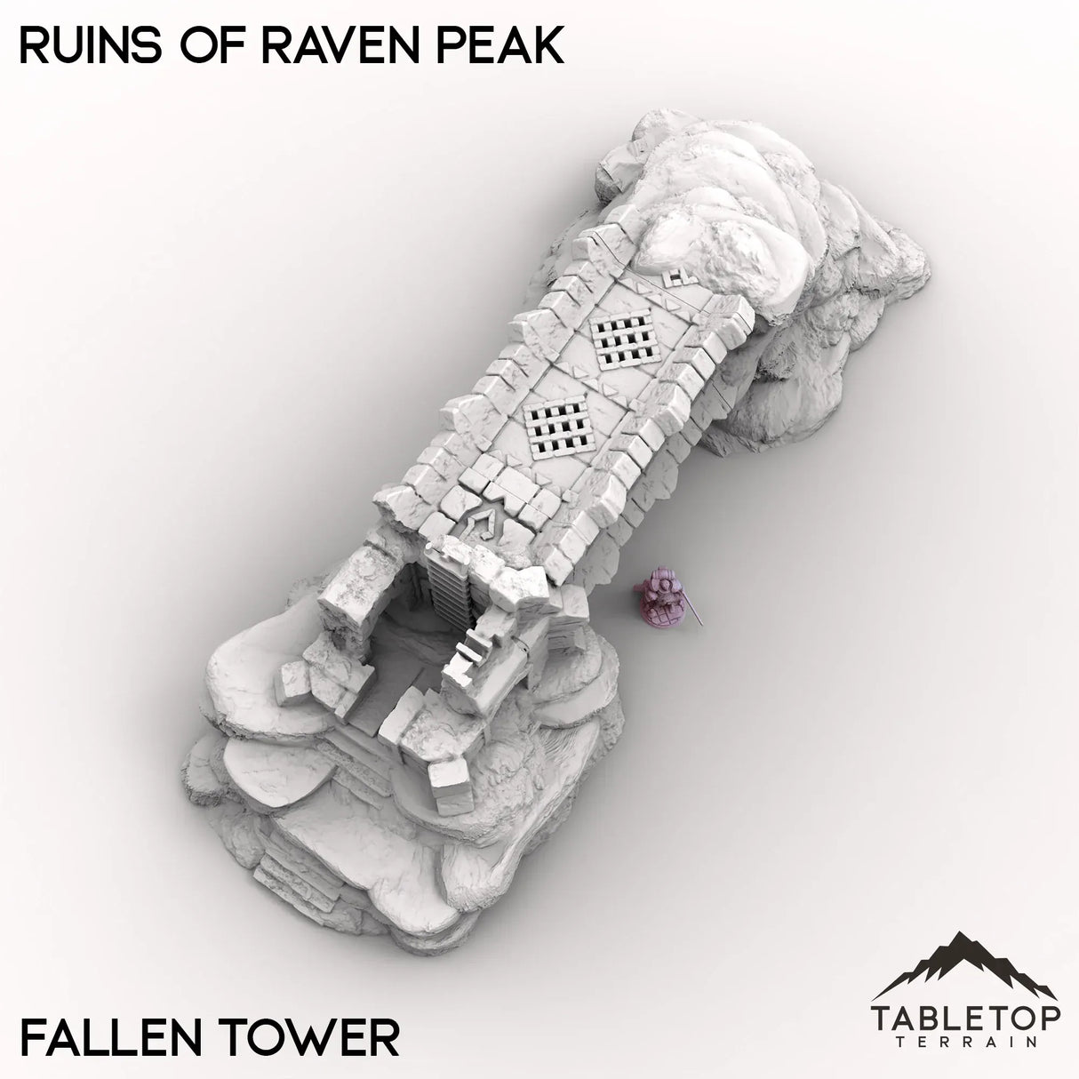 Tabletop Terrain Building Ruins of Raven Peak