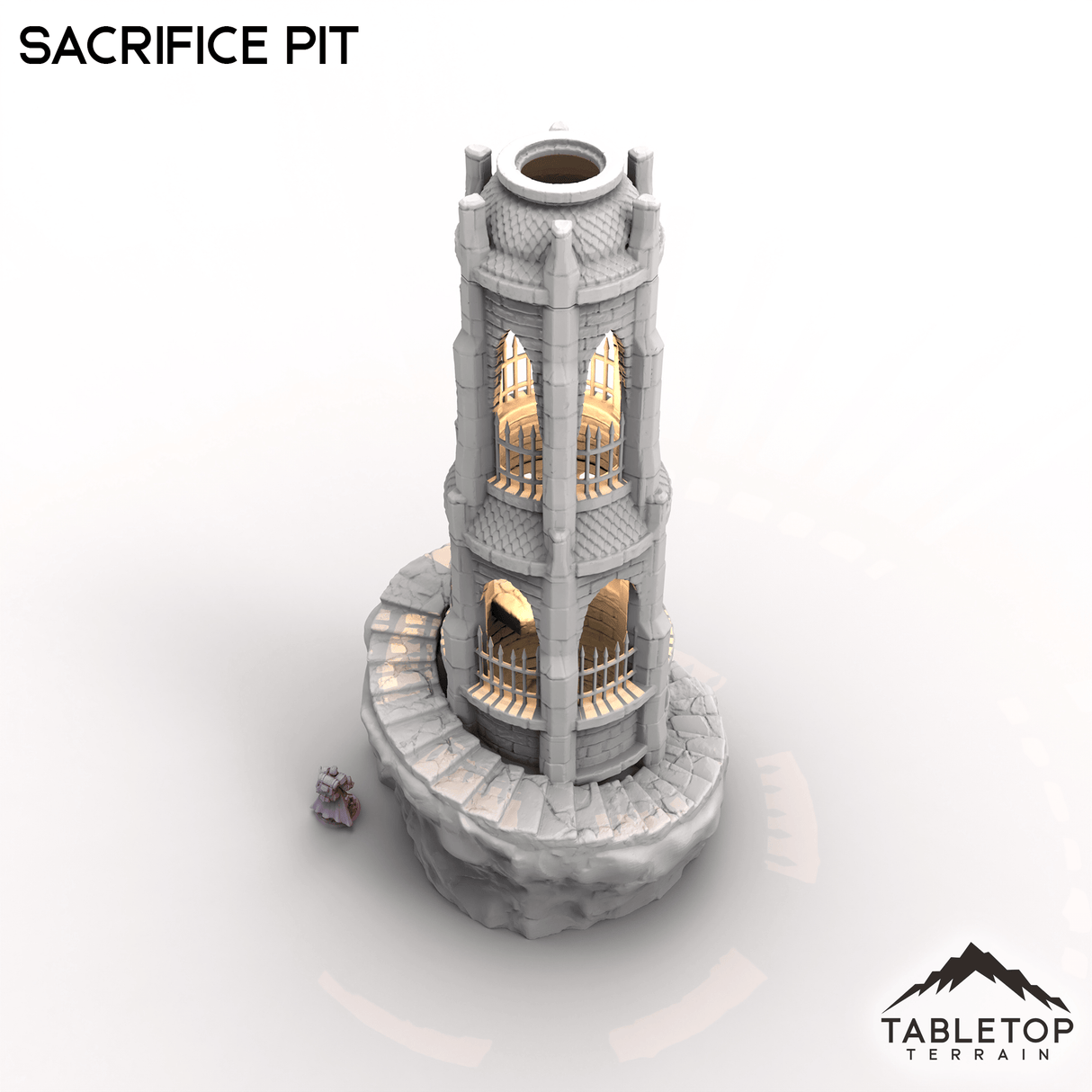 Tabletop Terrain Building Sacrifice Pit
