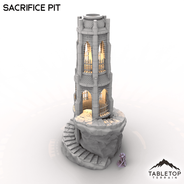 Tabletop Terrain Building Sacrifice Pit