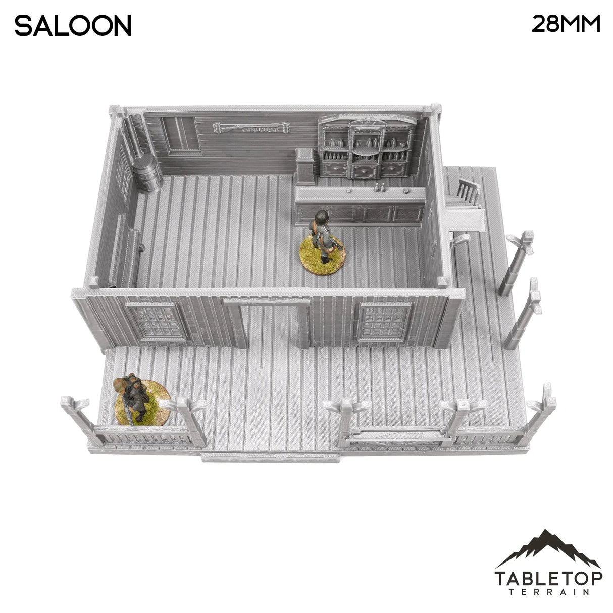 Tabletop Terrain Building Saloon - Wild West Building