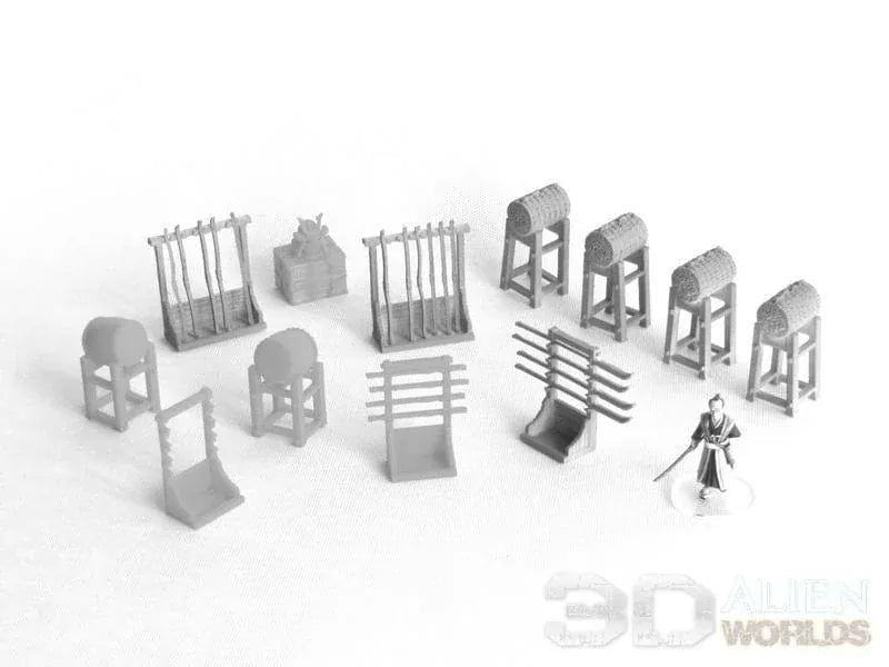 Tabletop Terrain Building Samurai Dojo