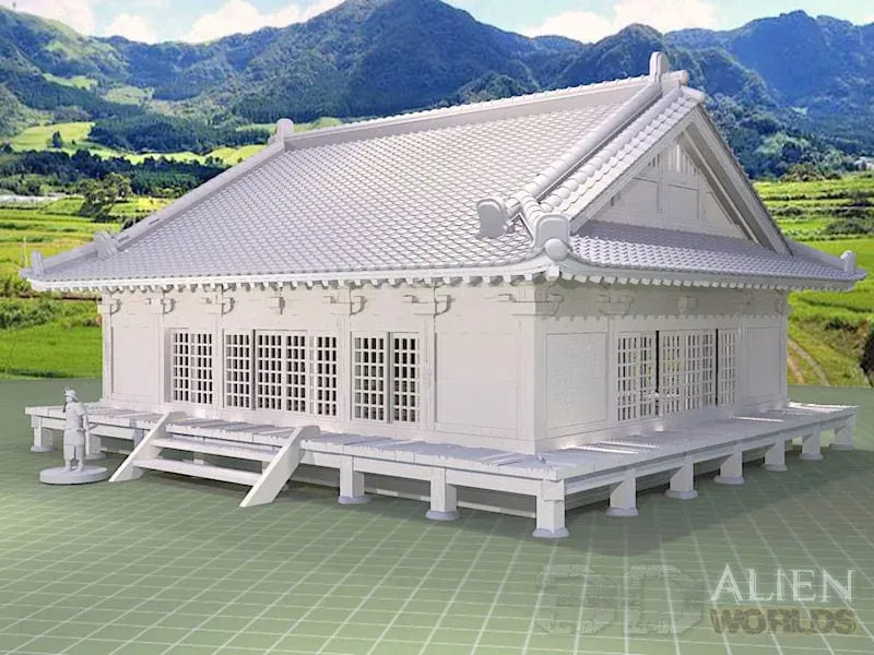 Tabletop Terrain Building Samurai Dojo