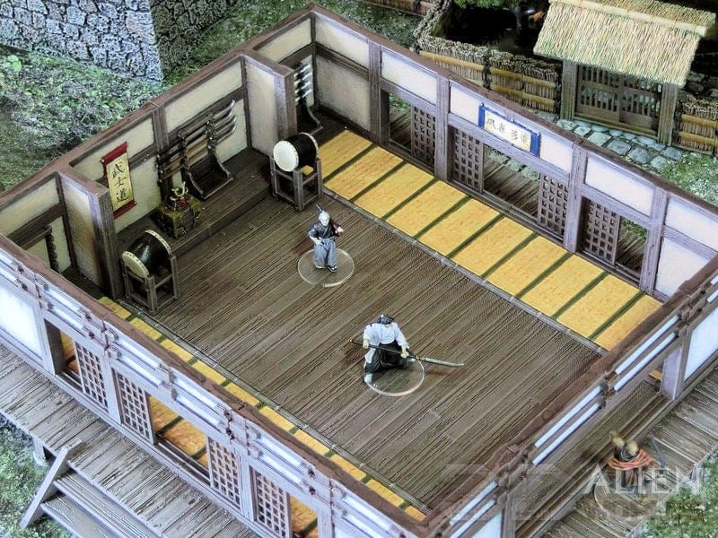 Tabletop Terrain Building Samurai Dojo