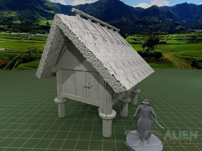 Tabletop Terrain Building Samurai Farmyard Set