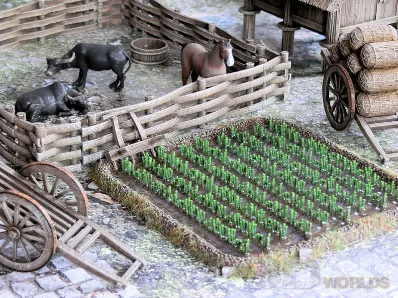Tabletop Terrain Building Samurai Farmyard Set