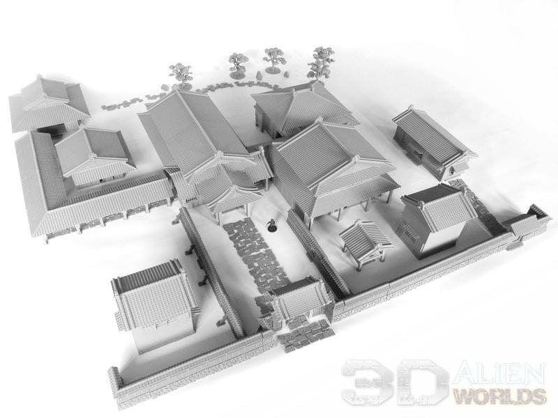 Tabletop Terrain Building Samurai Lord's House