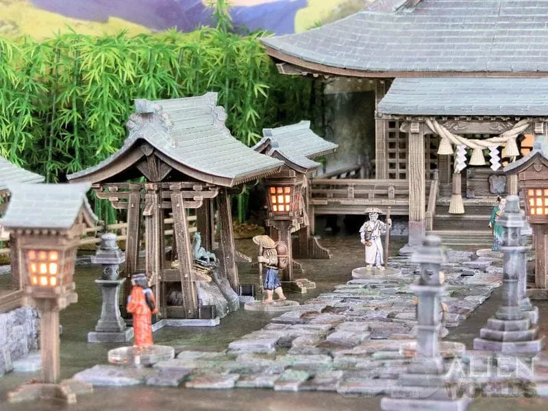 Tabletop Terrain Building Samurai Shrine Set