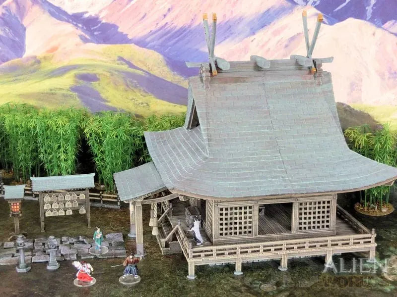 Tabletop Terrain Building Samurai Shrine Set