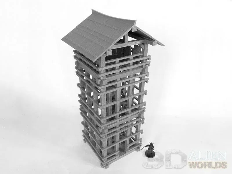 Tabletop Terrain Building Samurai Watchtower