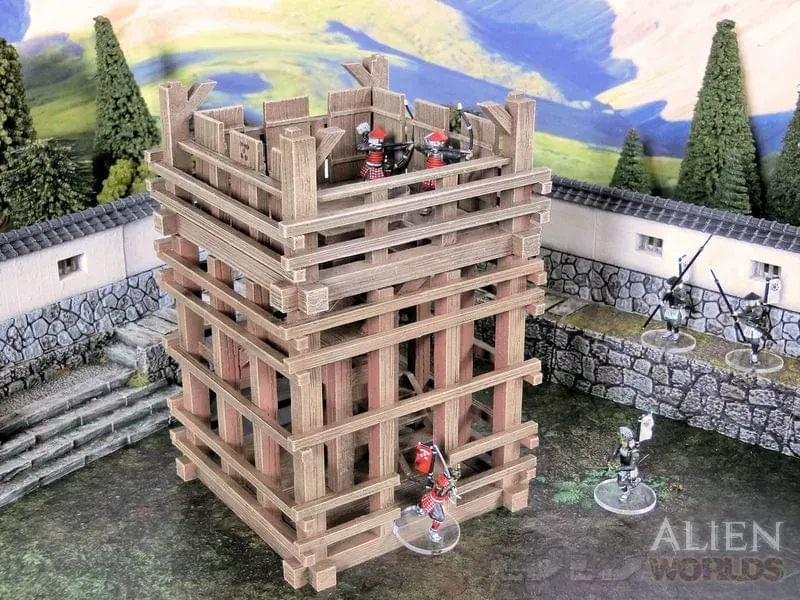 Tabletop Terrain Building Samurai Watchtower