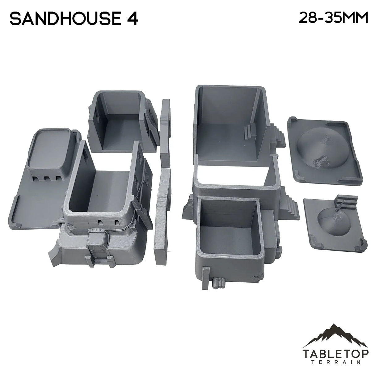 Tabletop Terrain Building Sandhouse 4