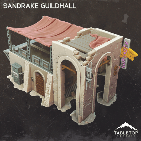 Tabletop Terrain Building Sandrake Guildhall