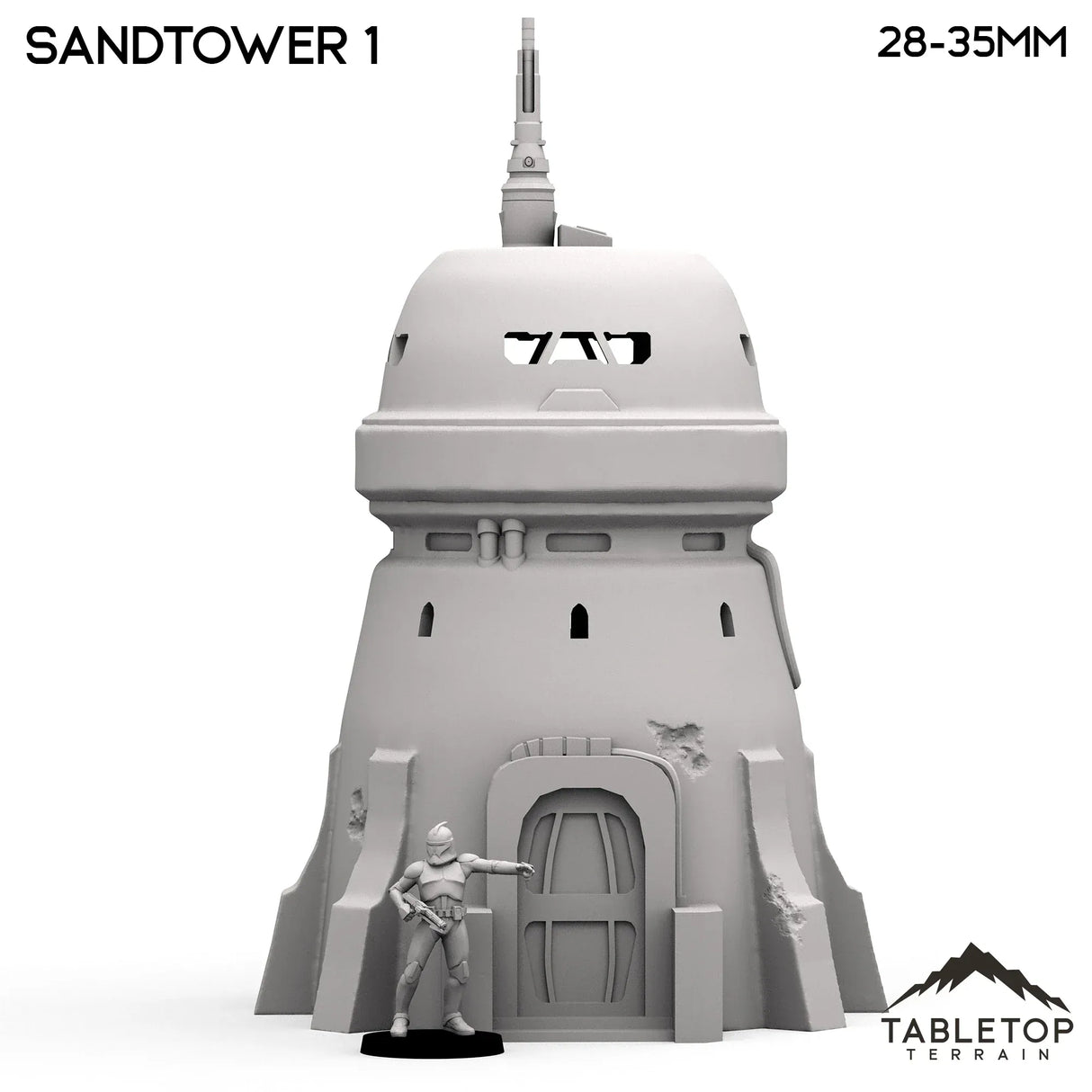 Tabletop Terrain Building Sandtower 1