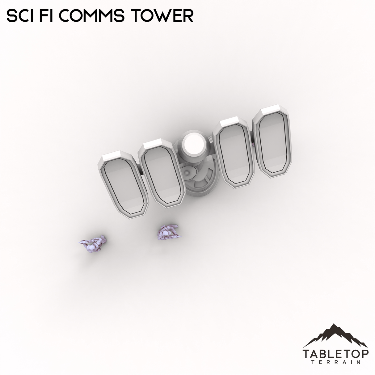 Tabletop Terrain Building Sci Fi Comms Tower