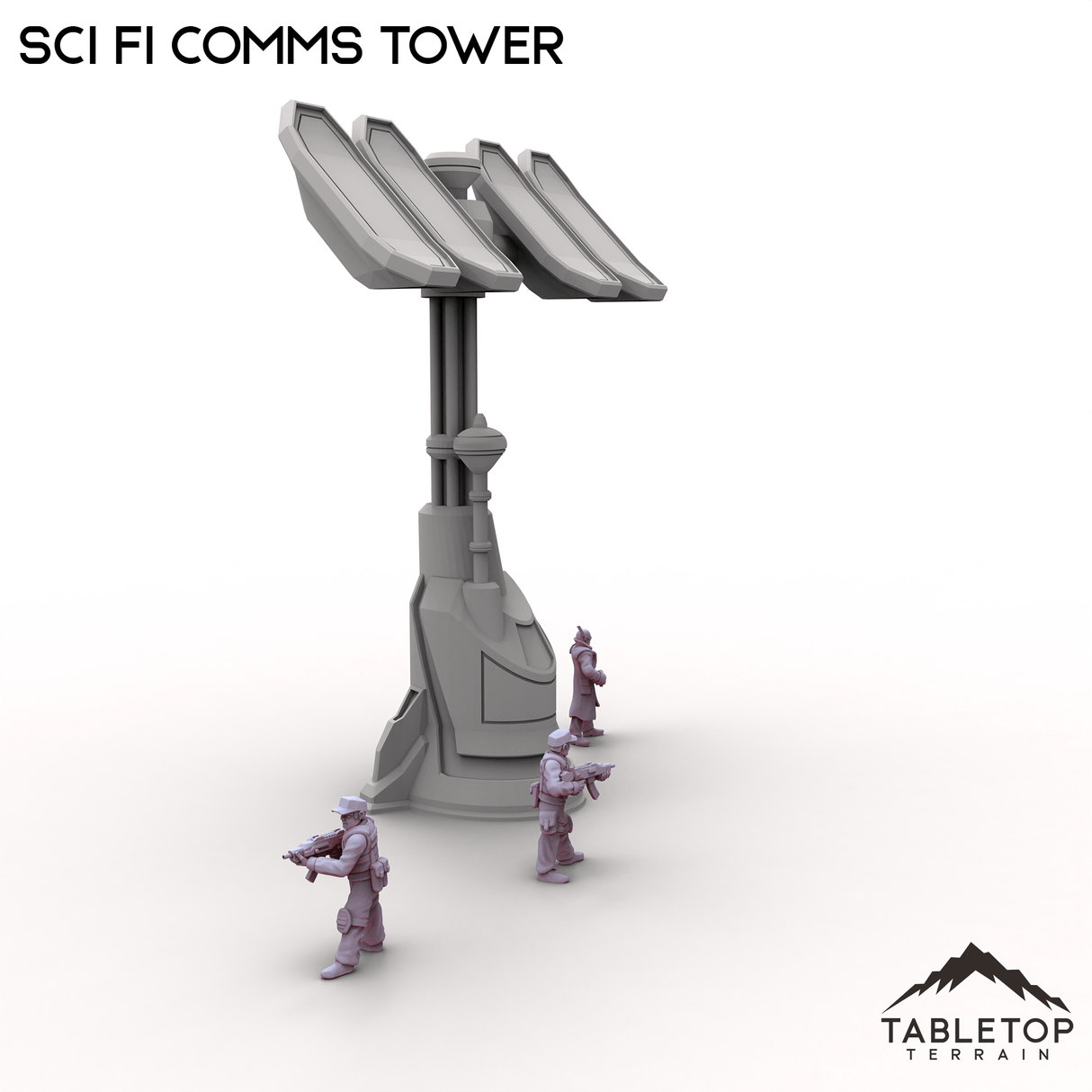 Tabletop Terrain Building Sci Fi Comms Tower