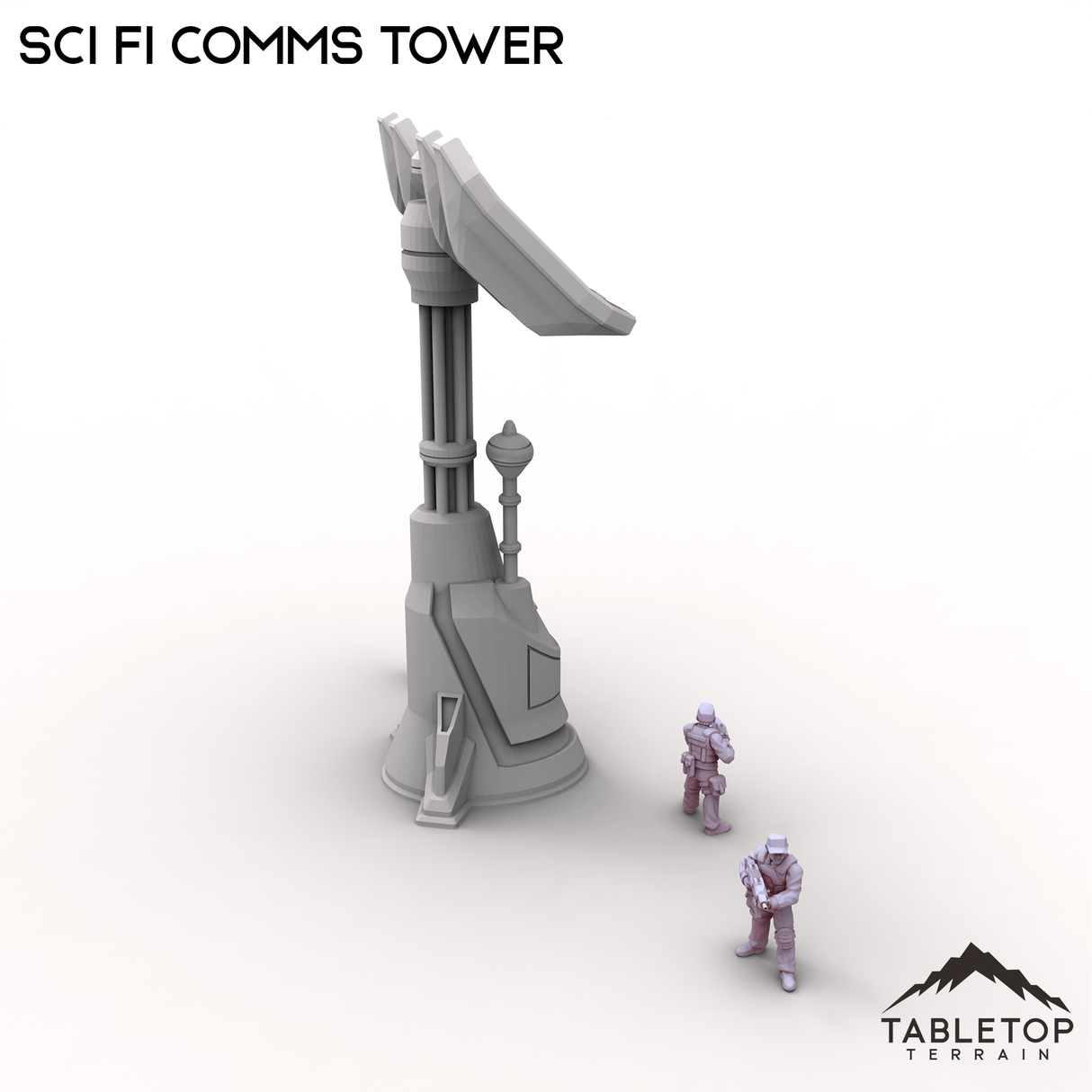 Tabletop Terrain Building Sci Fi Comms Tower