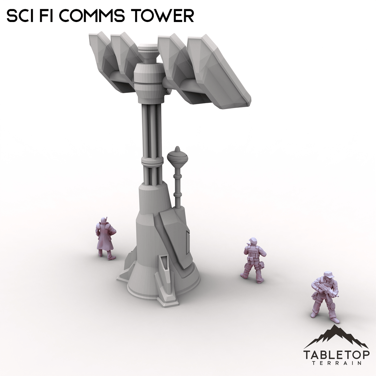 Tabletop Terrain Building Sci Fi Comms Tower
