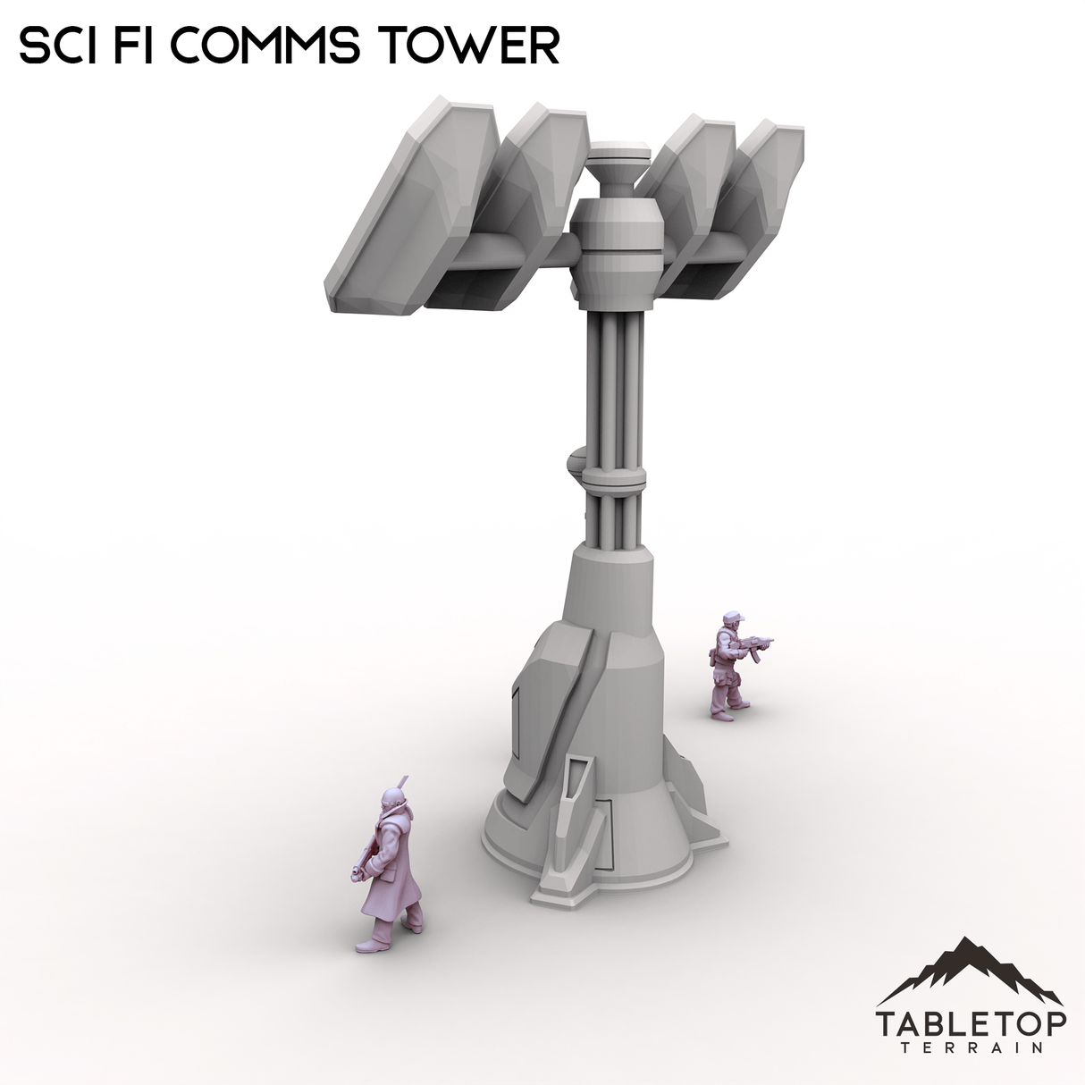 Tabletop Terrain Building Sci Fi Comms Tower