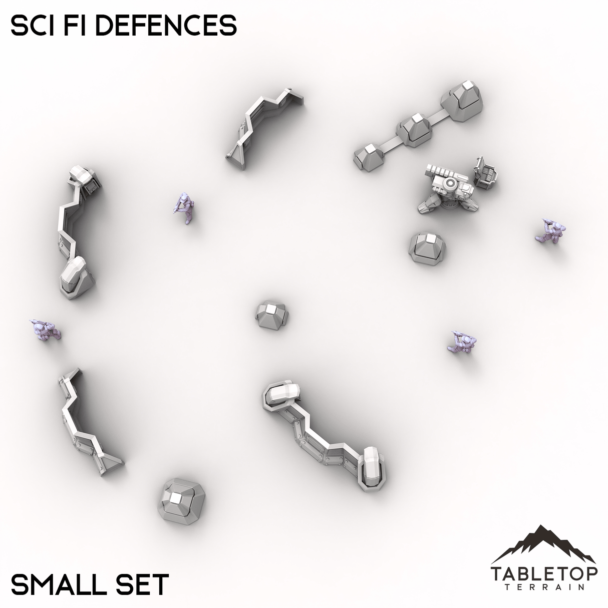 Tabletop Terrain Building Sci Fi Defences