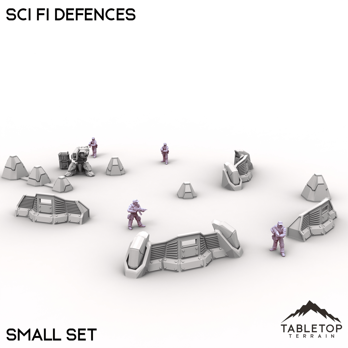 Tabletop Terrain Building Sci Fi Defences