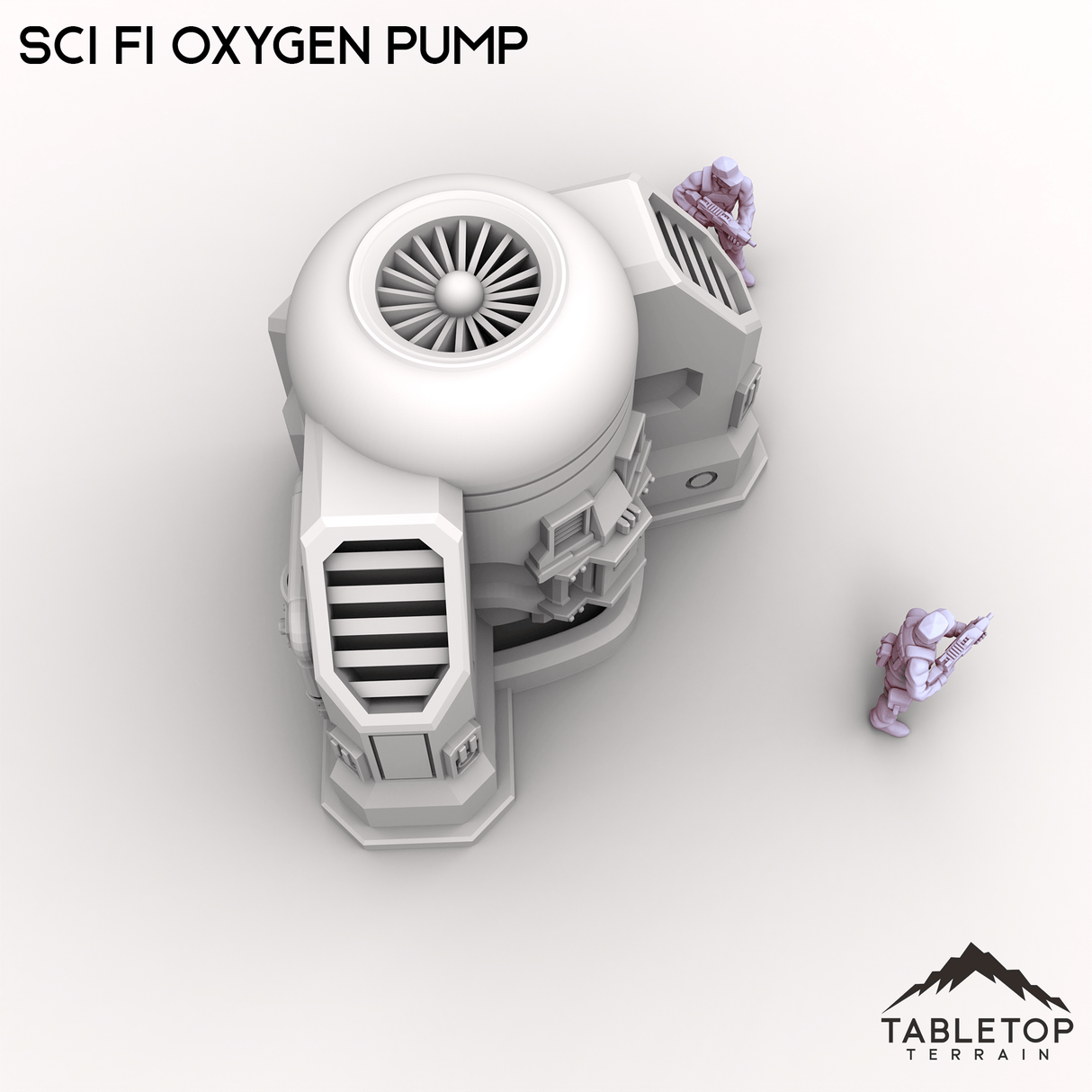 Tabletop Terrain Building Sci Fi Oxygen Pump