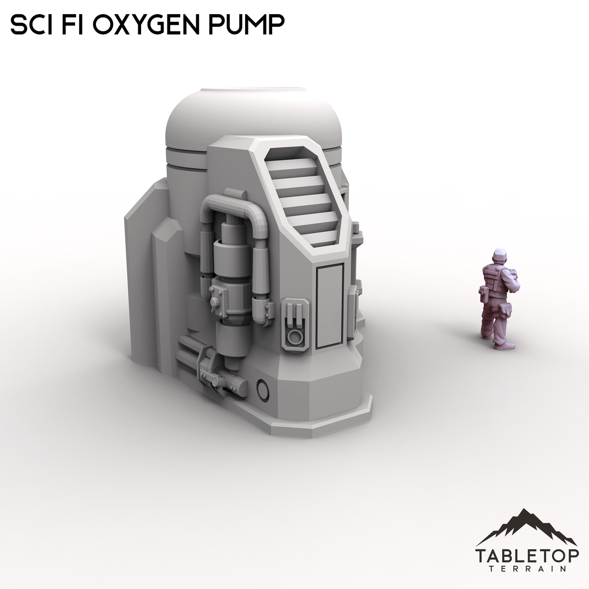 Tabletop Terrain Building Sci Fi Oxygen Pump