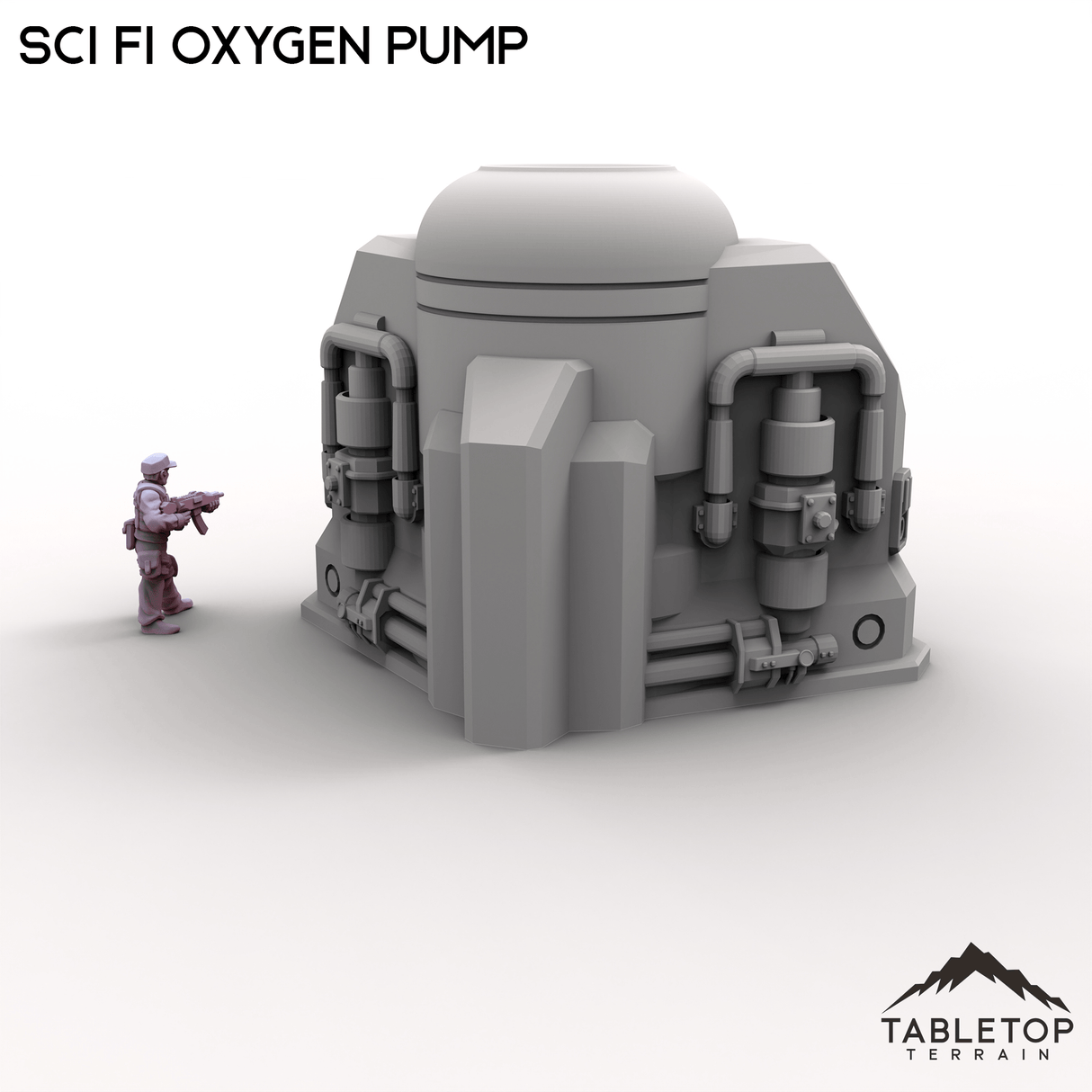 Tabletop Terrain Building Sci Fi Oxygen Pump