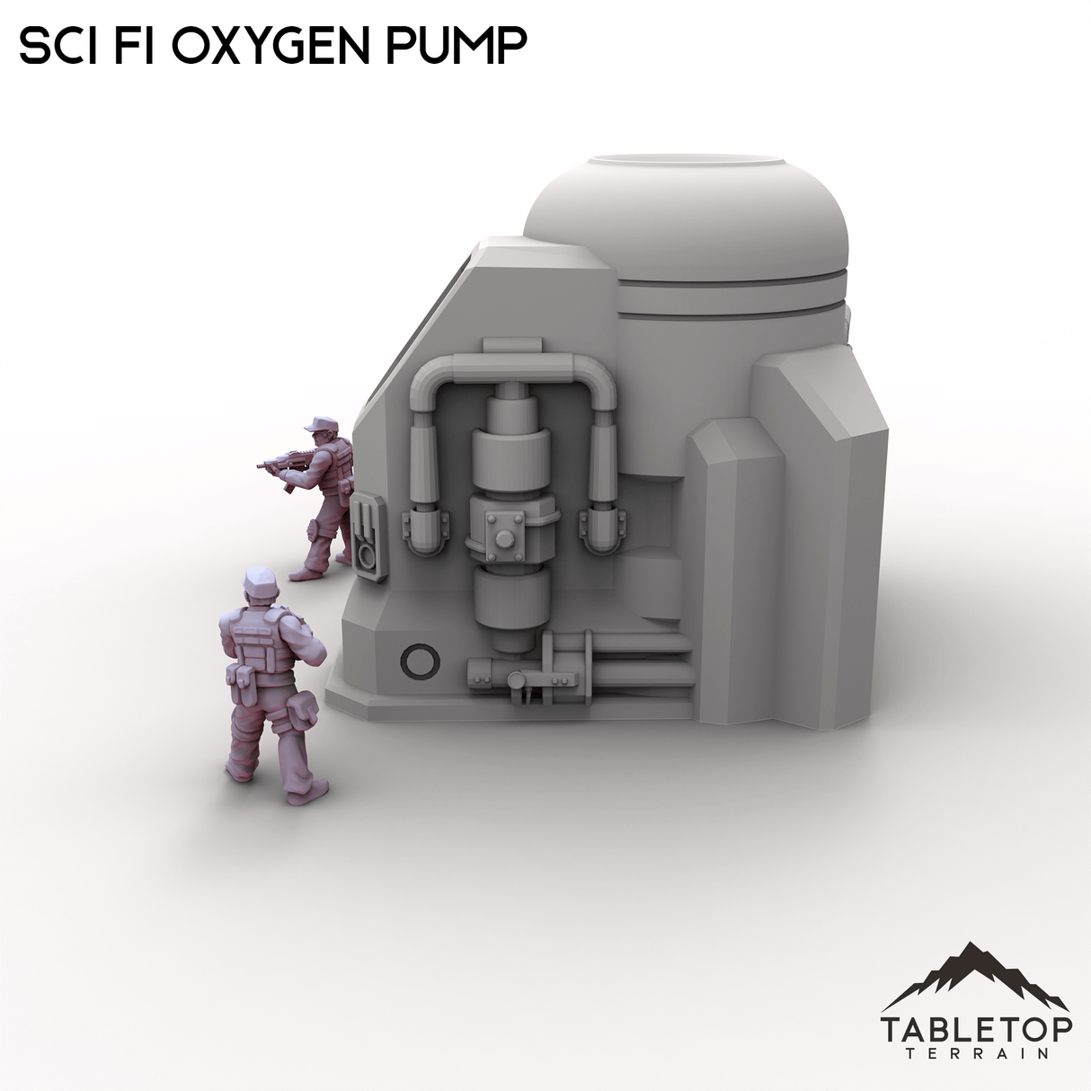 Tabletop Terrain Building Sci Fi Oxygen Pump