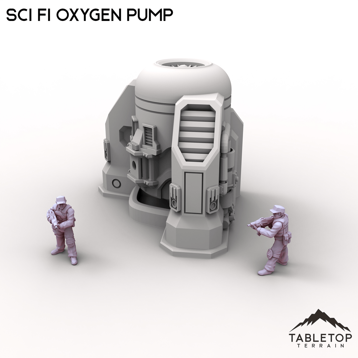 Tabletop Terrain Building Sci Fi Oxygen Pump