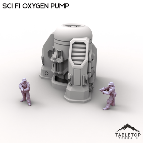 Tabletop Terrain Building Sci Fi Oxygen Pump