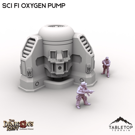 Tabletop Terrain Building Sci Fi Oxygen Pump