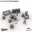 Tabletop Terrain Building Sci Fi Scatter Barrels