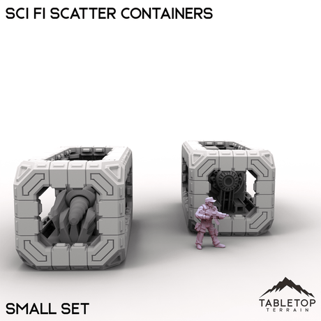 Tabletop Terrain Building Sci Fi Scatter Containers