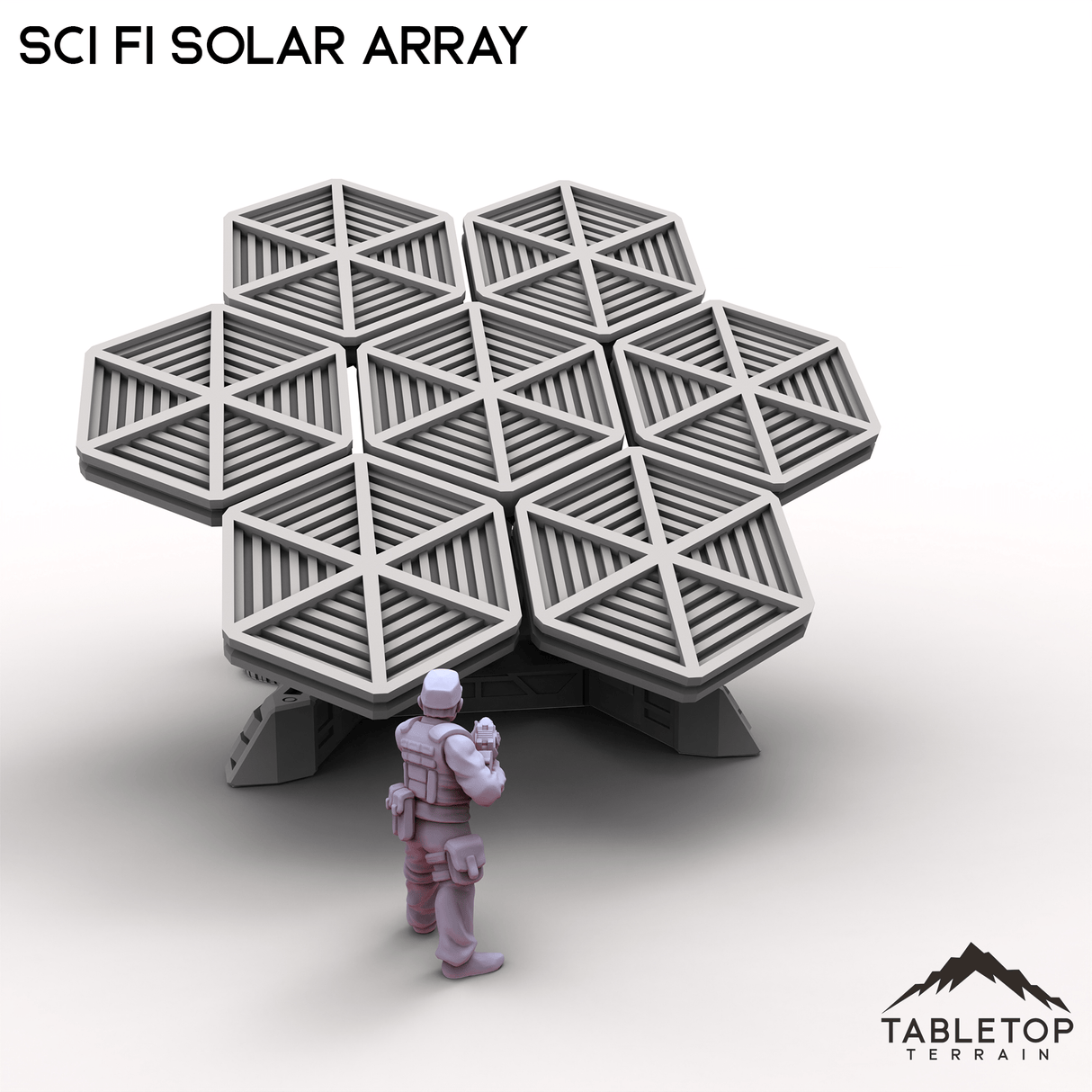 Tabletop Terrain Building Sci Fi Solar Array