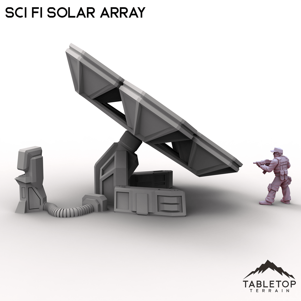 Tabletop Terrain Building Sci Fi Solar Array