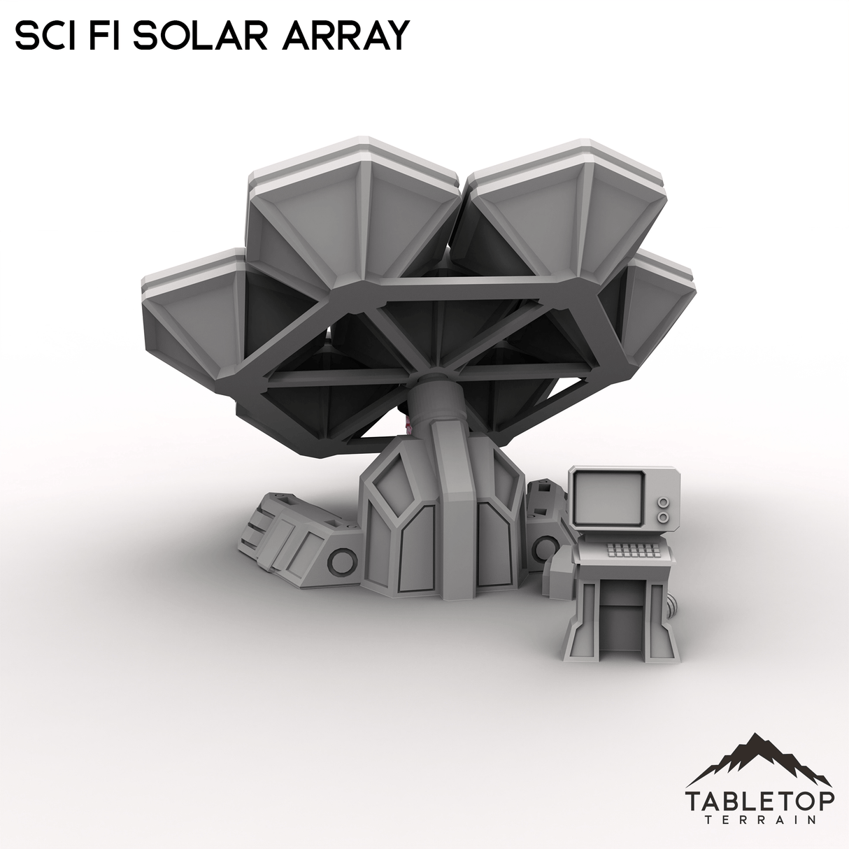 Tabletop Terrain Building Sci Fi Solar Array
